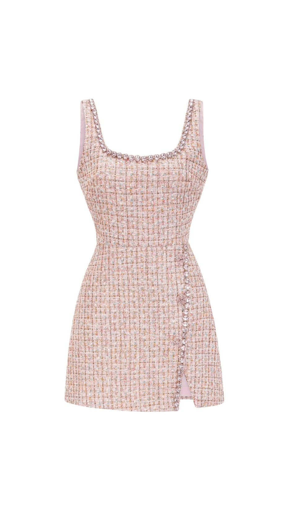 MINI ABITO IN TWEED CON CRISTALLI AOIFE