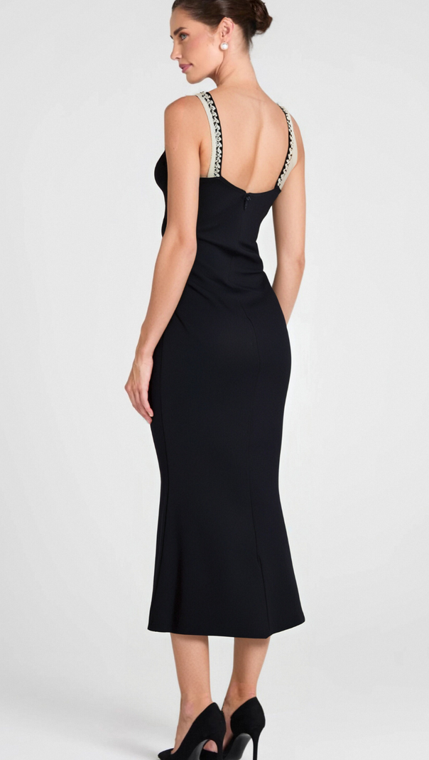 AIIZIE CRYSTAL MERMAID BANDAGE DRESS - product image