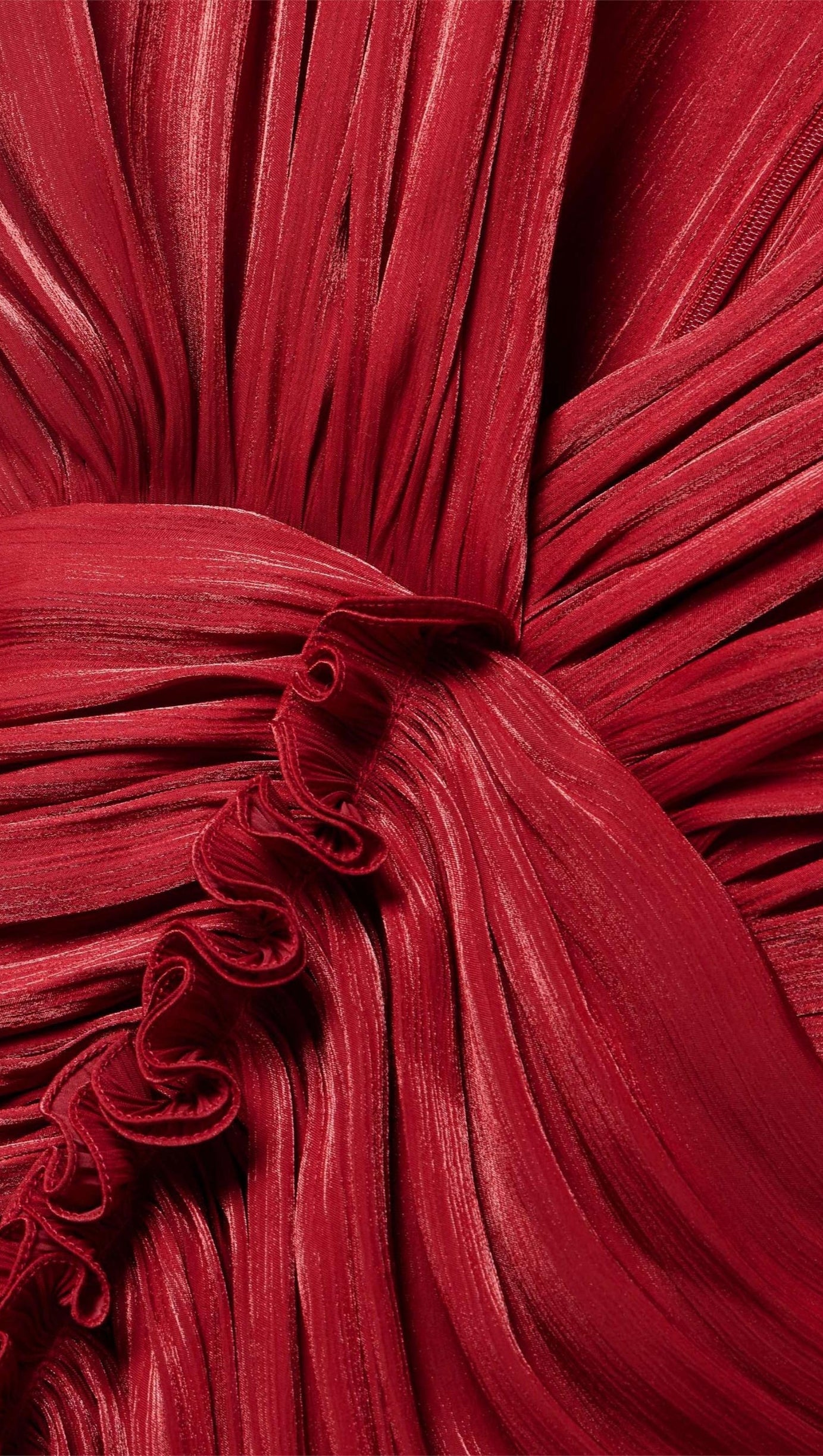 3D FLOWER GATHERING V-NECK MINI DRESS