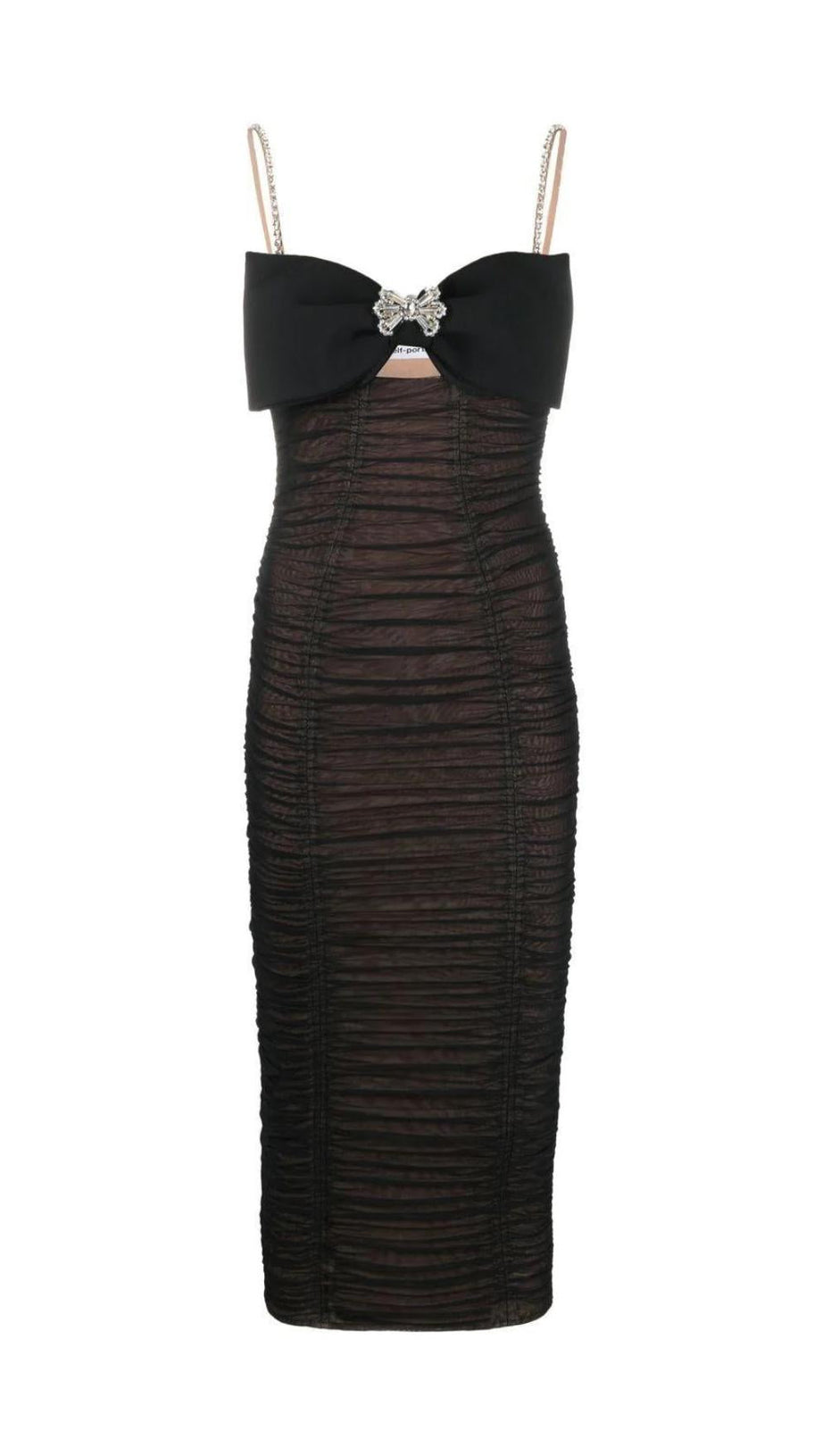 MIDIKLEID AUS BOW POWER-MESH IN SCHWARZ