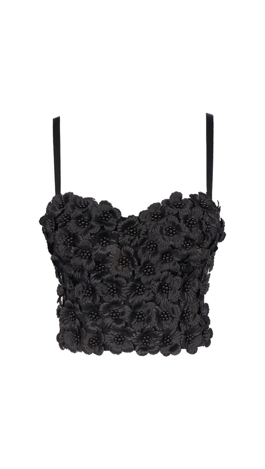 PINK FLOWER CRYSTAL TOP