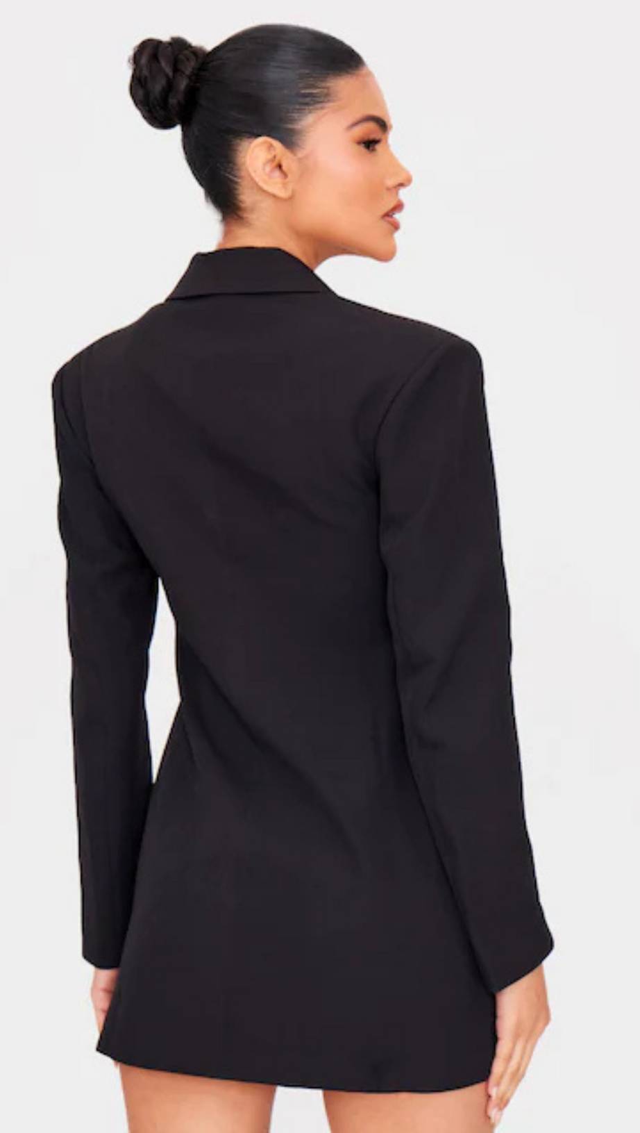 ALVERA LACE CORSET BLAZER IN BLACK