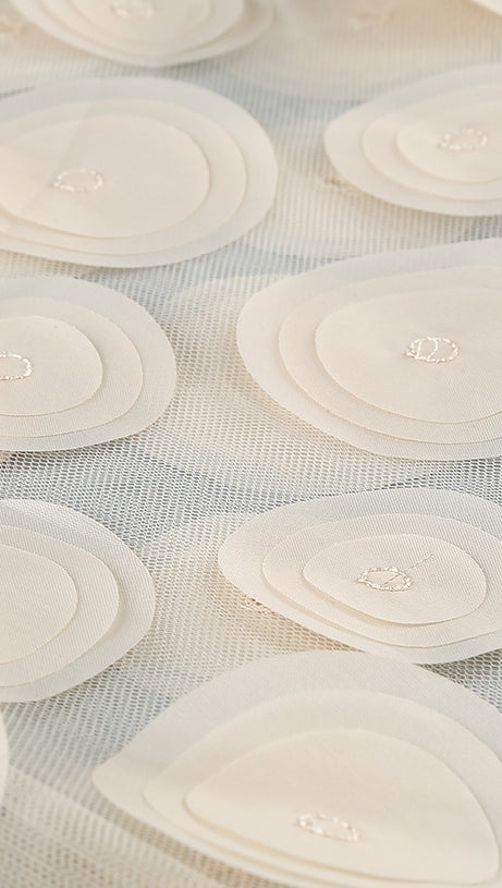 Trägerloses Maxikleid in A-Linie Schwarz Elfenbein