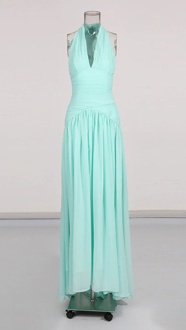 ILSE HALTER MAXI DRESS | EFFORTLESSLY ELEGANT GOWN FOR WEDDINGS & SPECIAL OCCASIONS