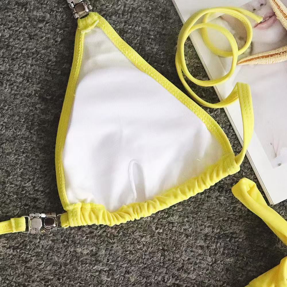 AIIZIE YELLOW DIAMOND BIKINI - product image