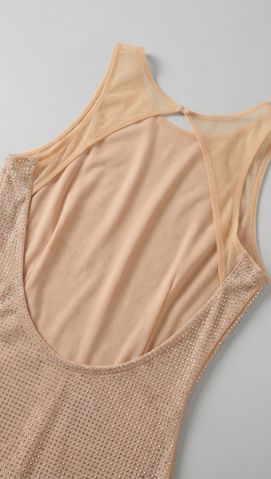 Jaysha Dazzling Rhinestone Backless Mini Dress | Sparkle & Slay
