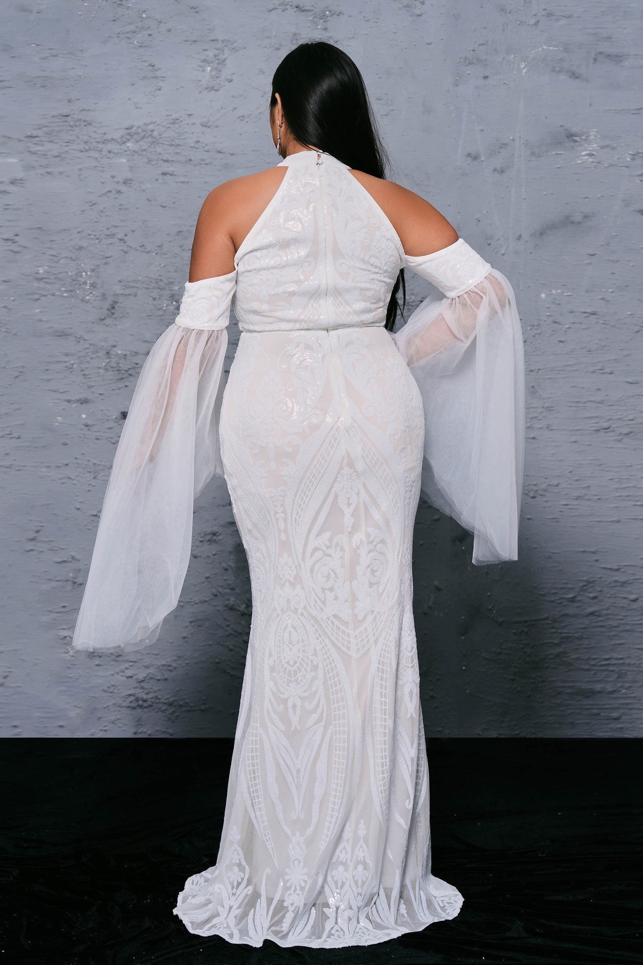 AIIZIE GIA HIGH NECK MAXI DRESS - product image