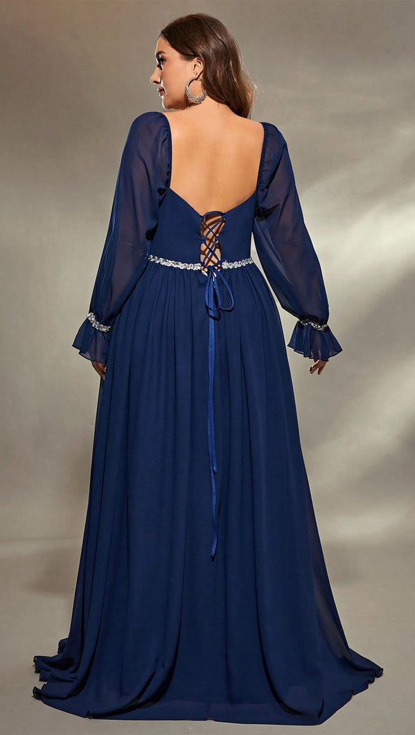 AIIZIE GABRIELLE SQUARE NECK MAXI DRESS - product image