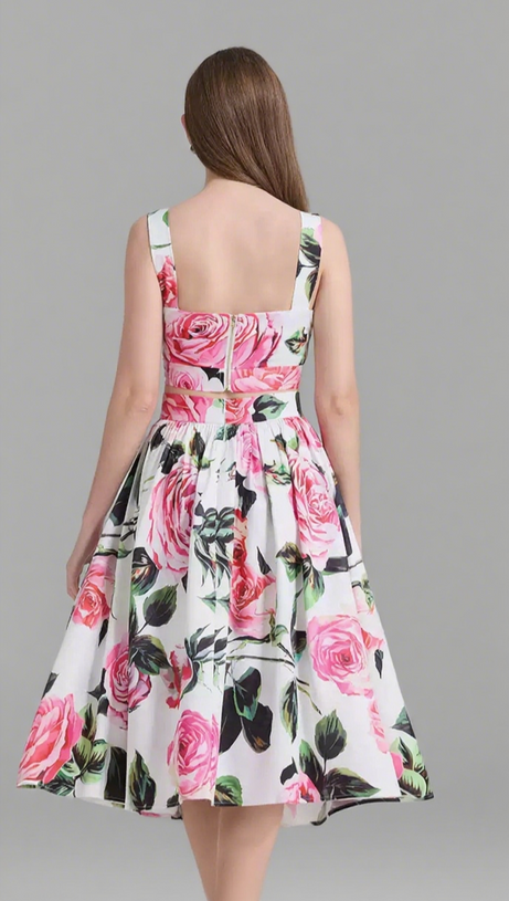 CYTHINA FLORAL TWO PIECE SET