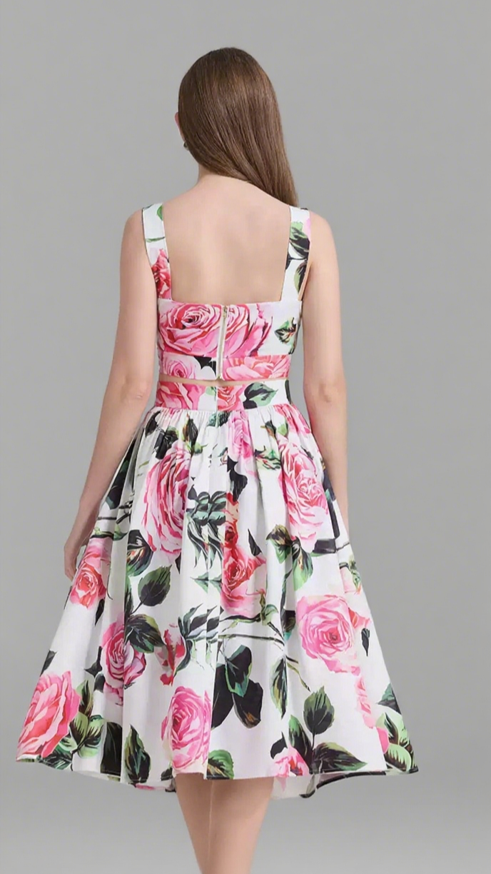 CYTHINA FLORAL TWO PIECE SET