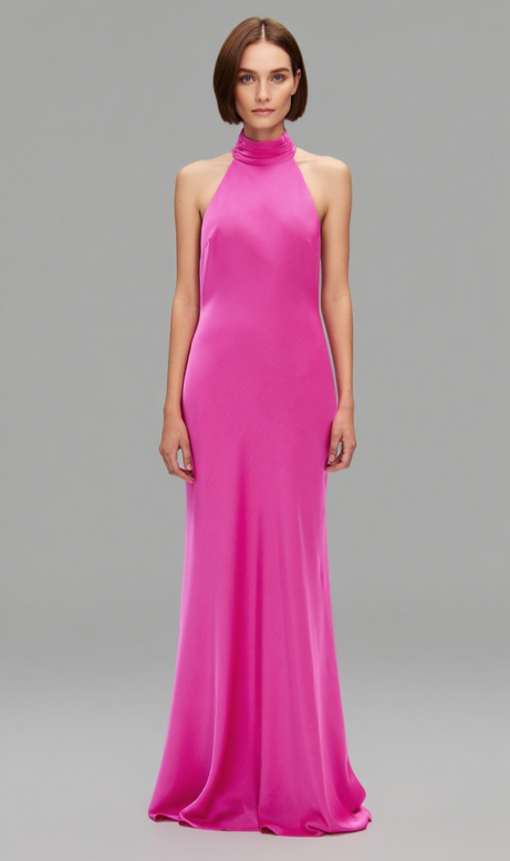 THE 'EVIANNA' SATIN DRESS