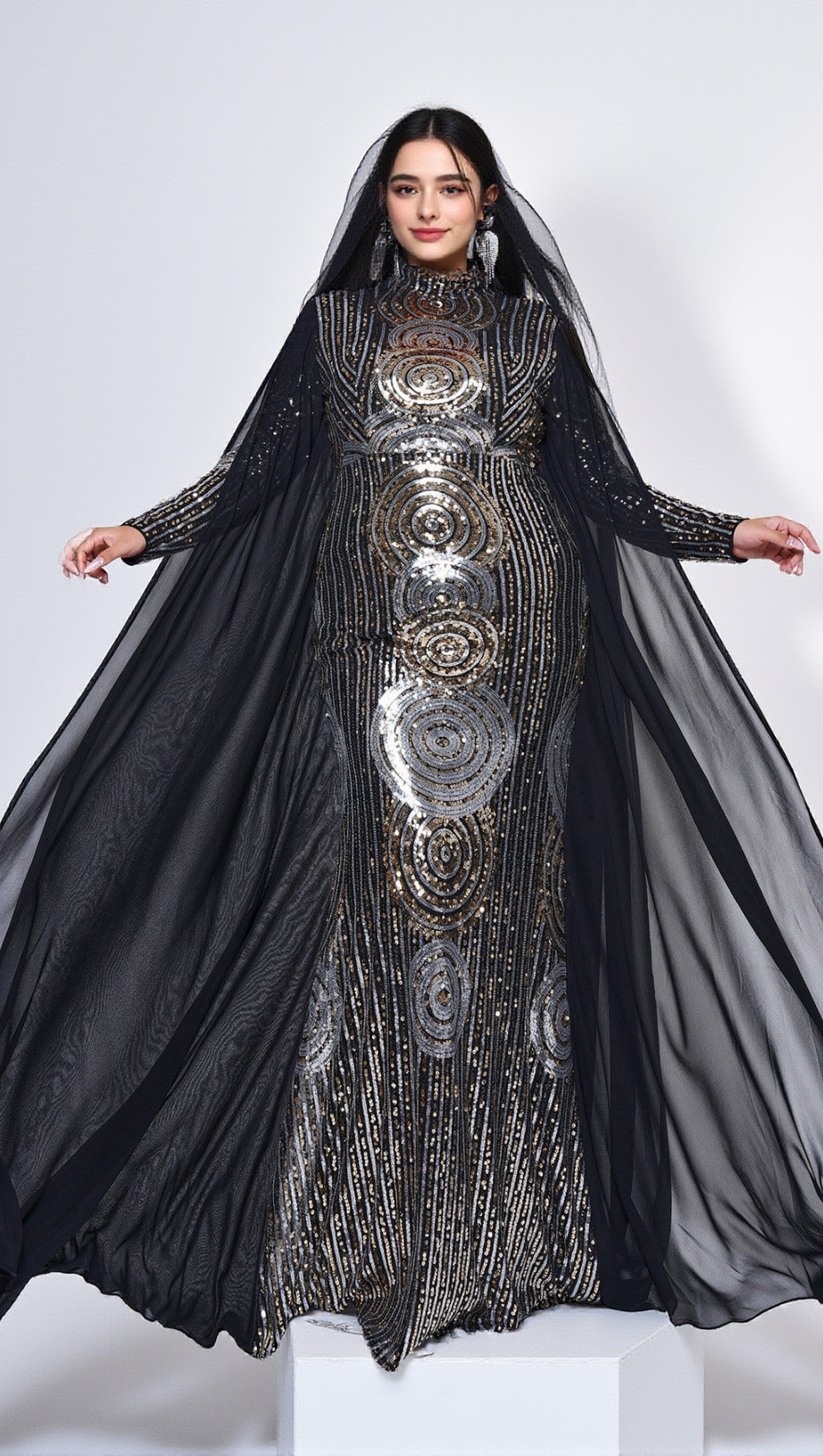 KAMILA MESH MAXI DRESS