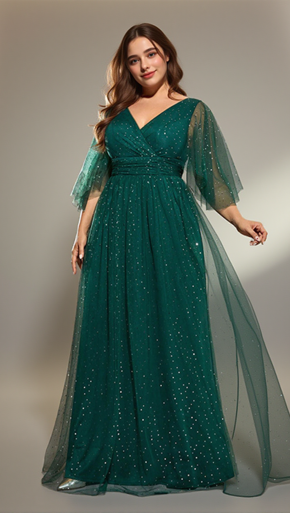 ESTELLE MESH MAXI DRESS