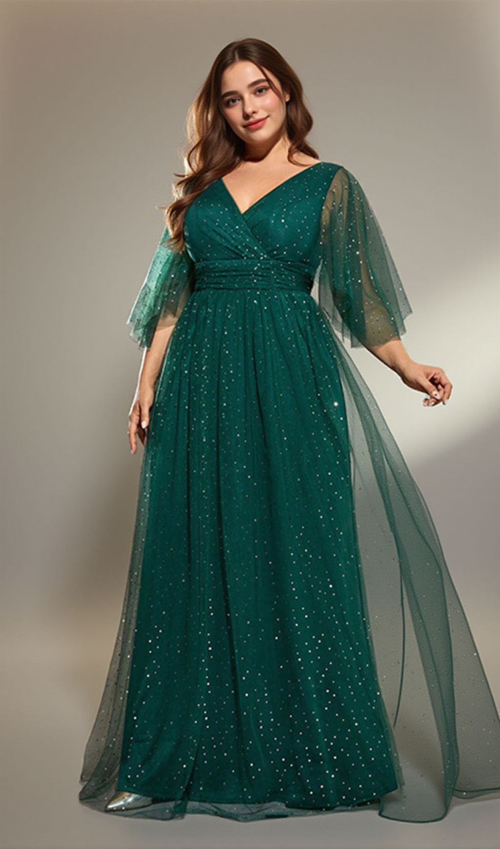 ESTELLE MESH MAXI DRESS