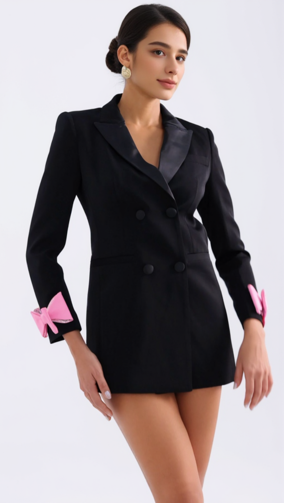RETTA BLAZER MIT SCHLEIFE UND REVERS