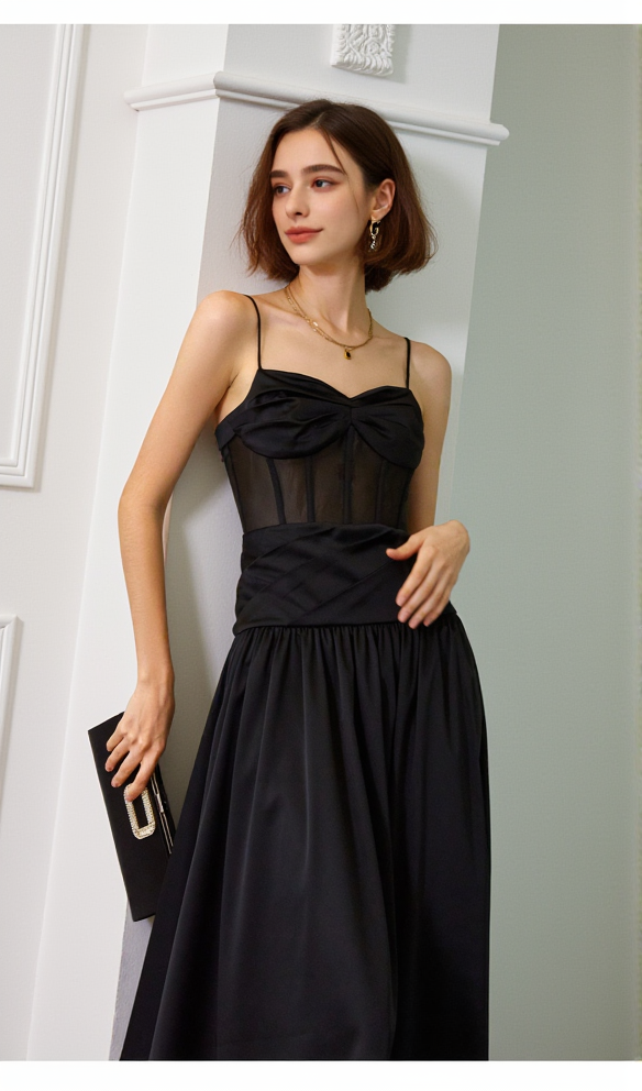 AIIZIE FISHBONE TUBE MAXI DRESS - product image