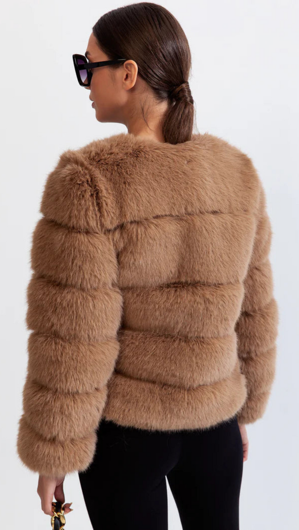 AIIZIE FAUX FUR JACKET - product image