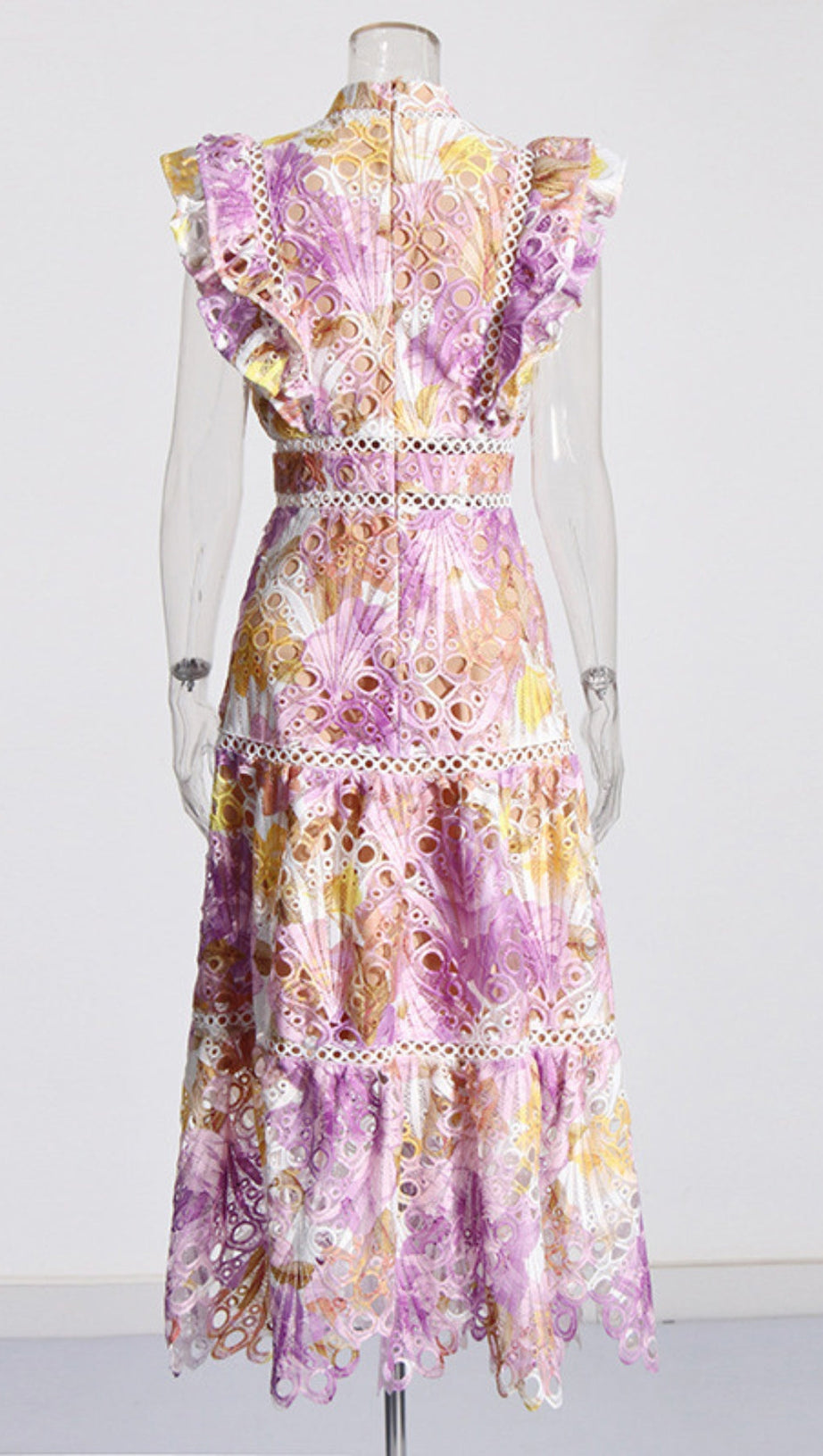 BUNTES AMBA BOHEMIAN MIDIKLEID