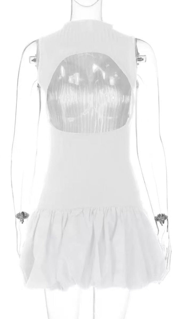 AIIZIE BACKLESS BUBBLE MINI DRESS - product image