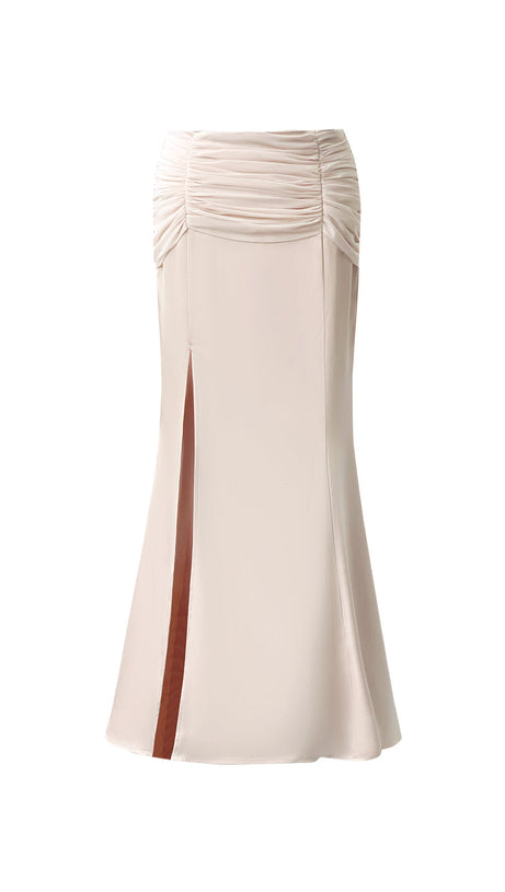 VICTORIA FISHTAIL SKIRT SET IN PINK