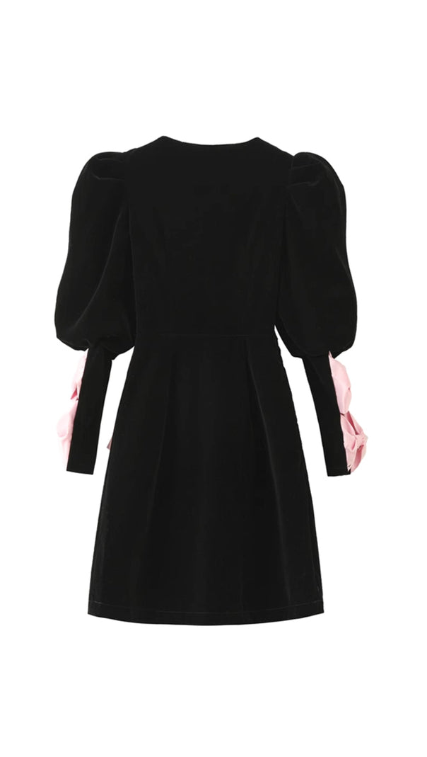 AIIZIE BOW EMBELLISHED MINI DRESS - product image
