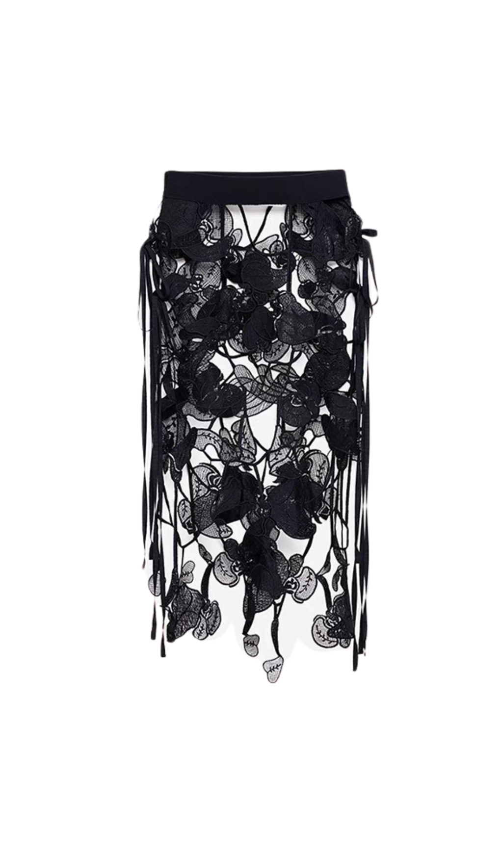 HOLLOW OUT EMBROIDERY SKIRT