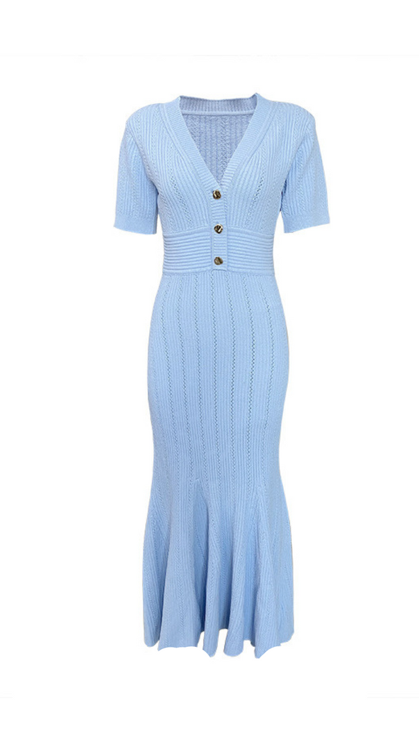 AIIZIE DOLORES POINTELLE MIDI DRESS - product image