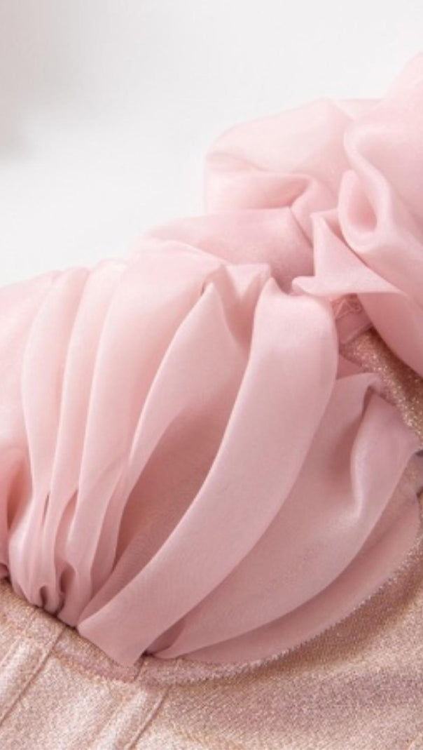 AIIZIE JULIE PINK CORSET MINI DRESS - product image