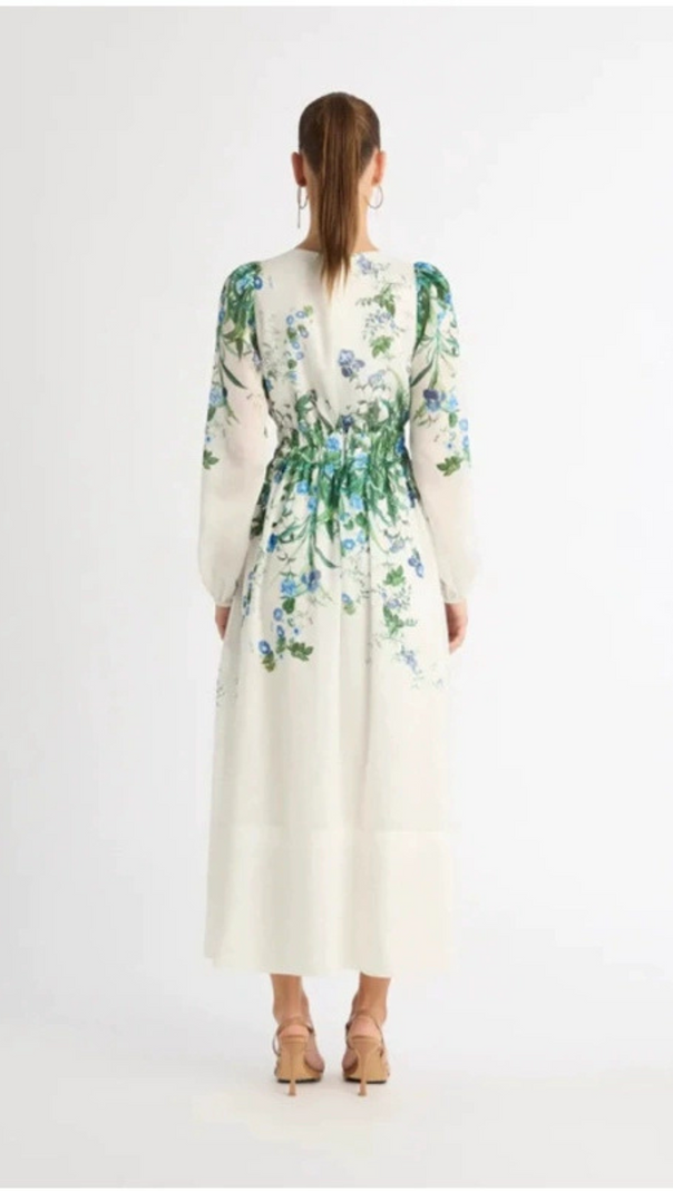 AIIZIE MADRID FLORAL PRINT MIDI DRESS - product image