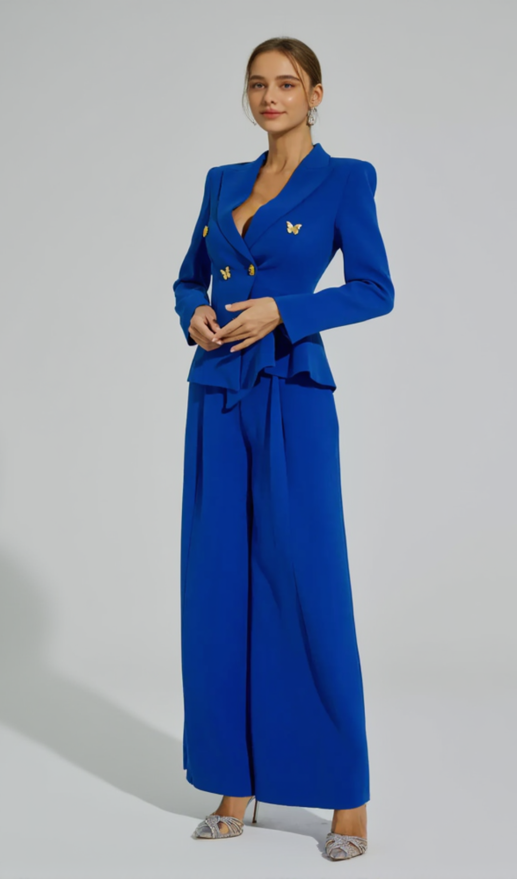 LEXI V-NECK LONG SLEEVES TWO-PIECES SET