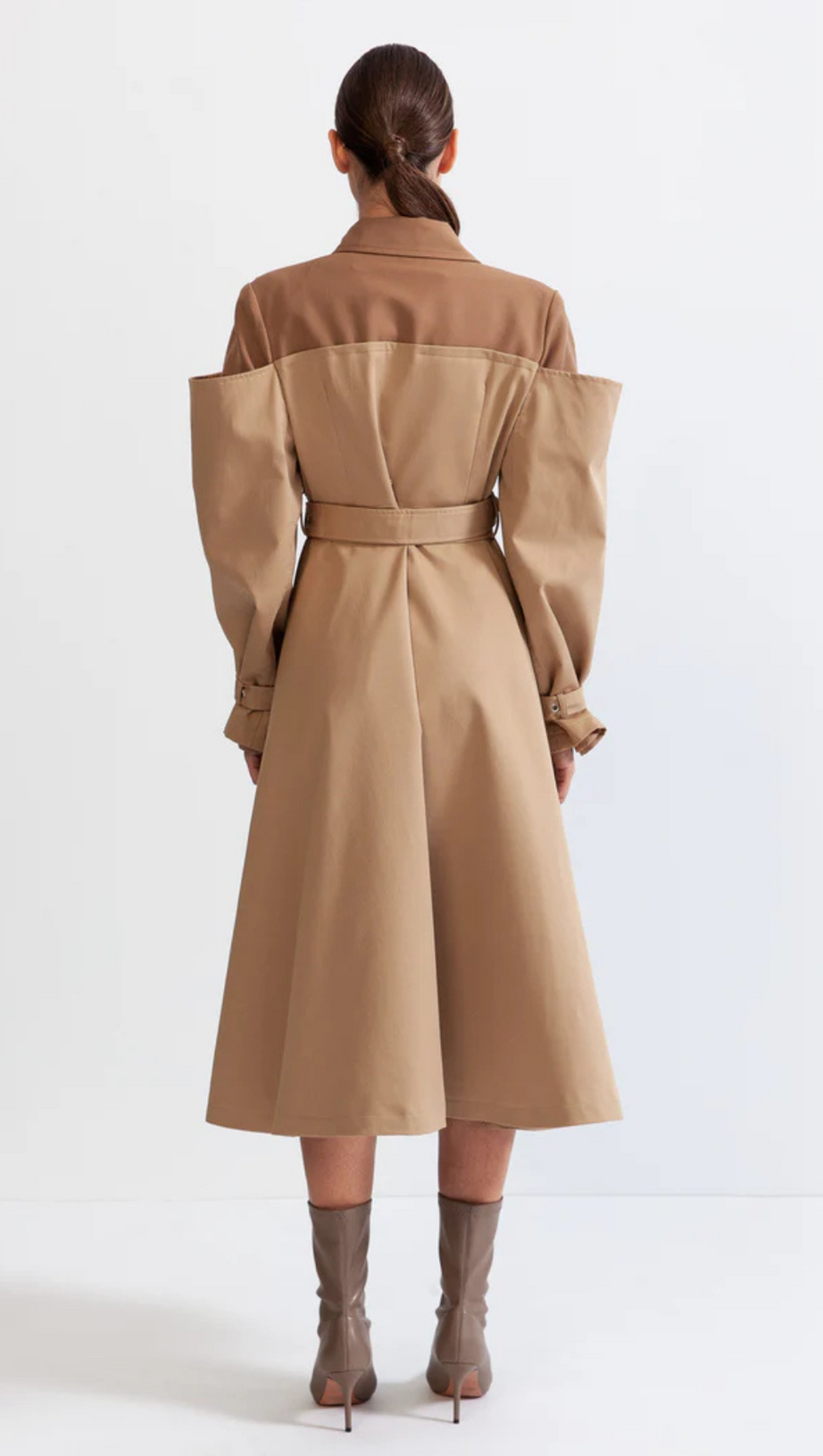DOUBLE COMBINED TRENCH COAT