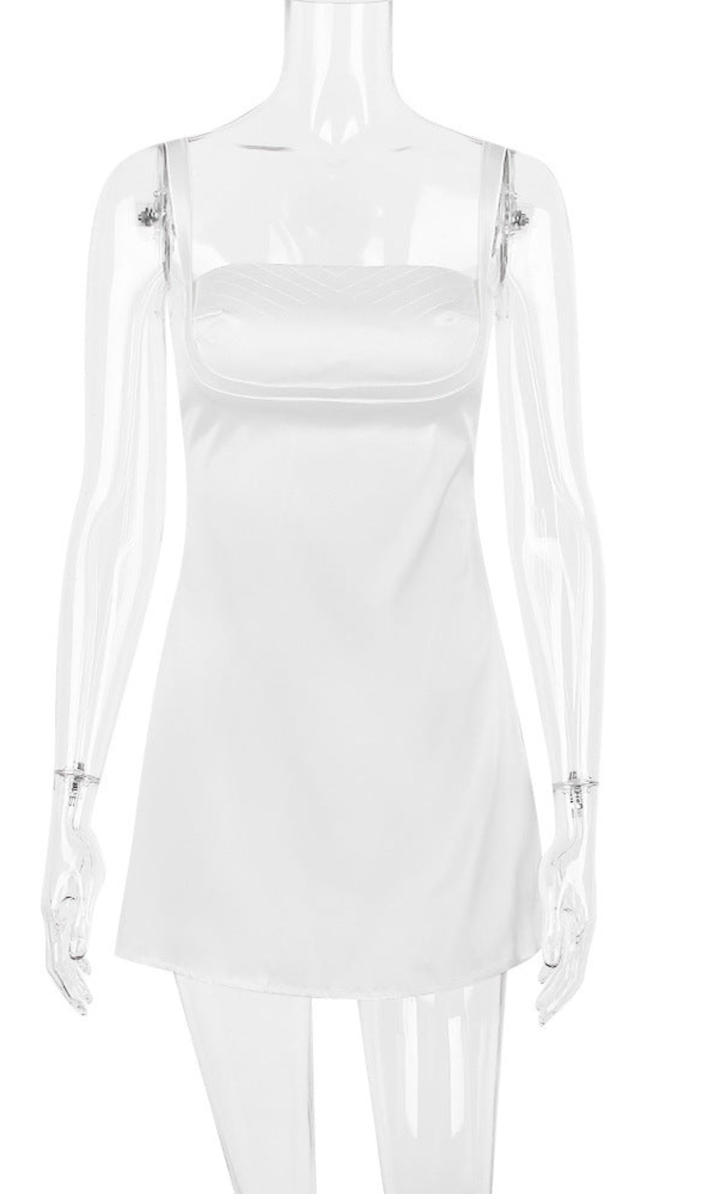 MINI ABITO IN RASO VINTAGE CREMA