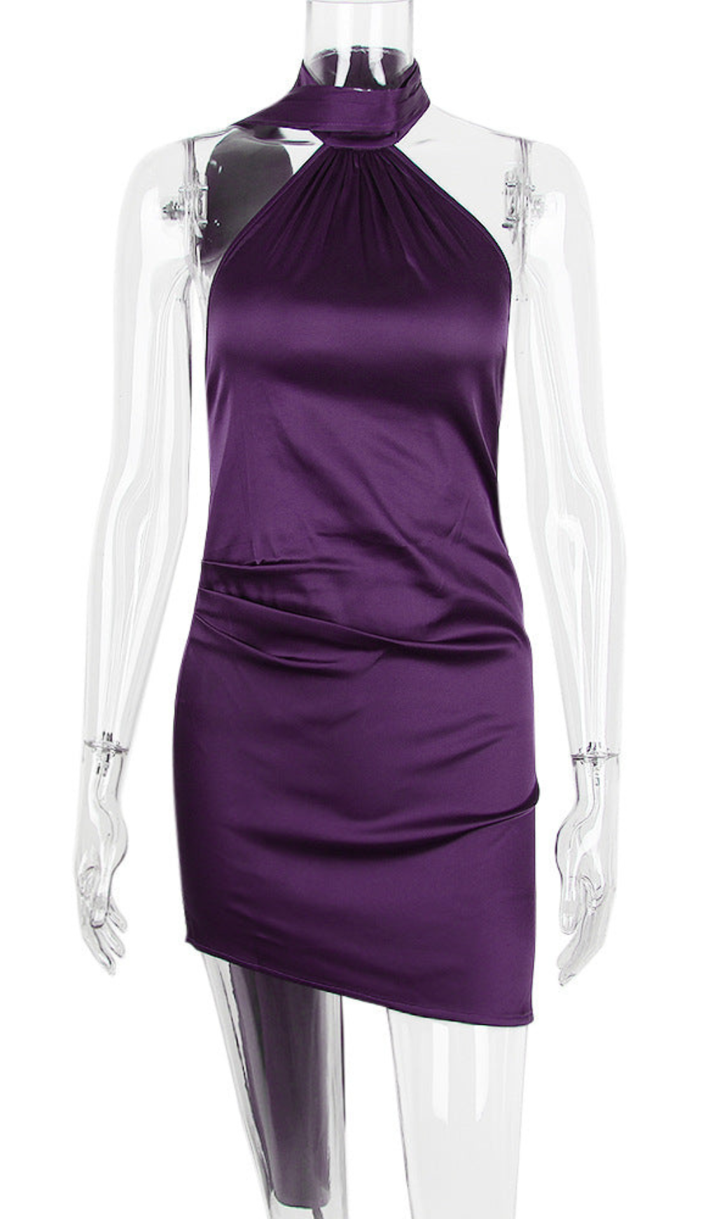 ABITO CON SCOLLO AVVOLGENTE IN TONALITÀ NOTTE