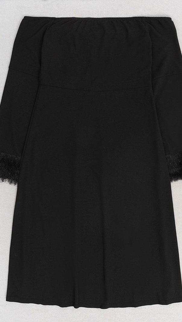 AIIZIE ZIA OFF SHOULDER MIDI DRESS - product image