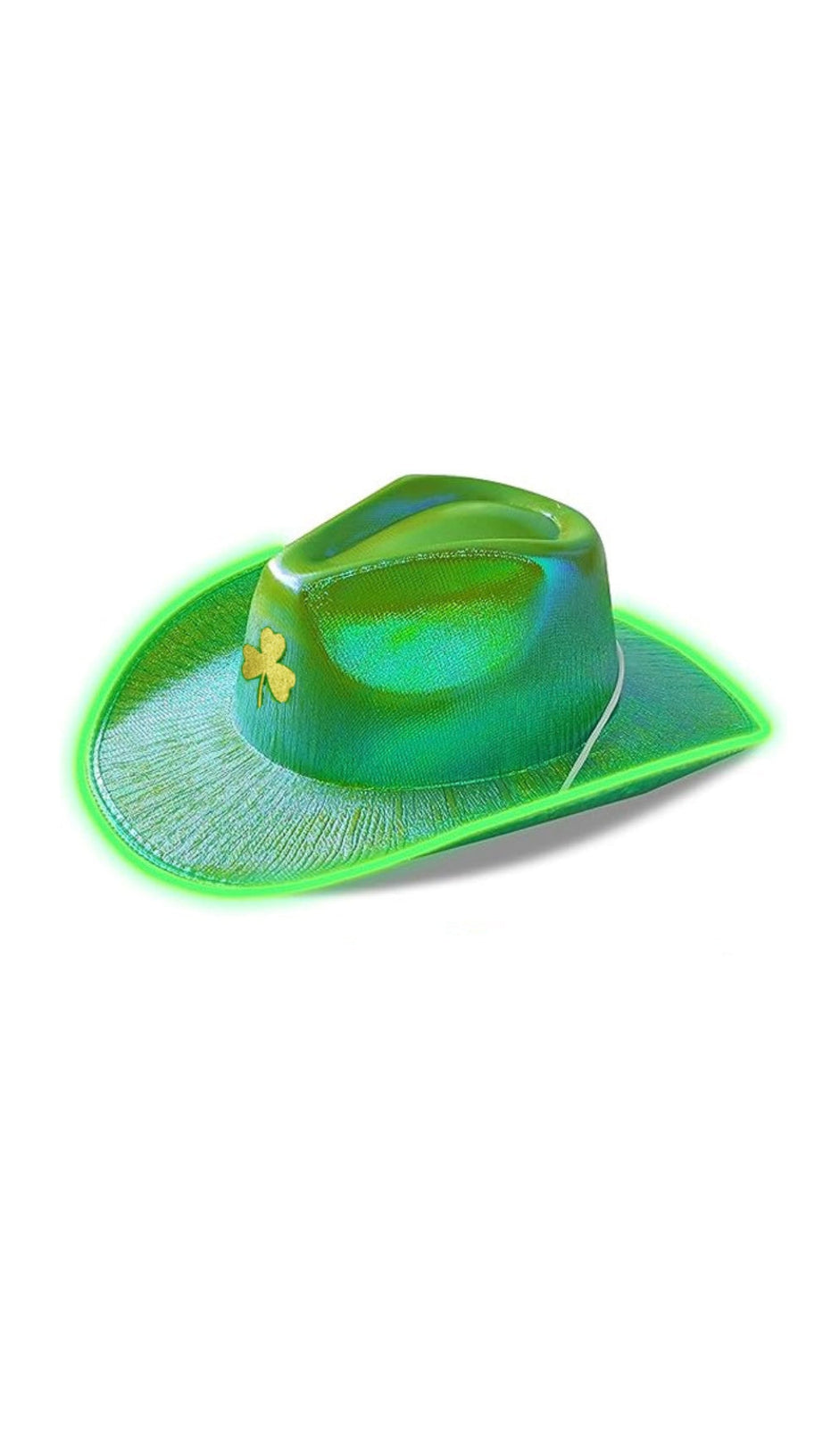 GREEN CLOVER COWBOY HAT