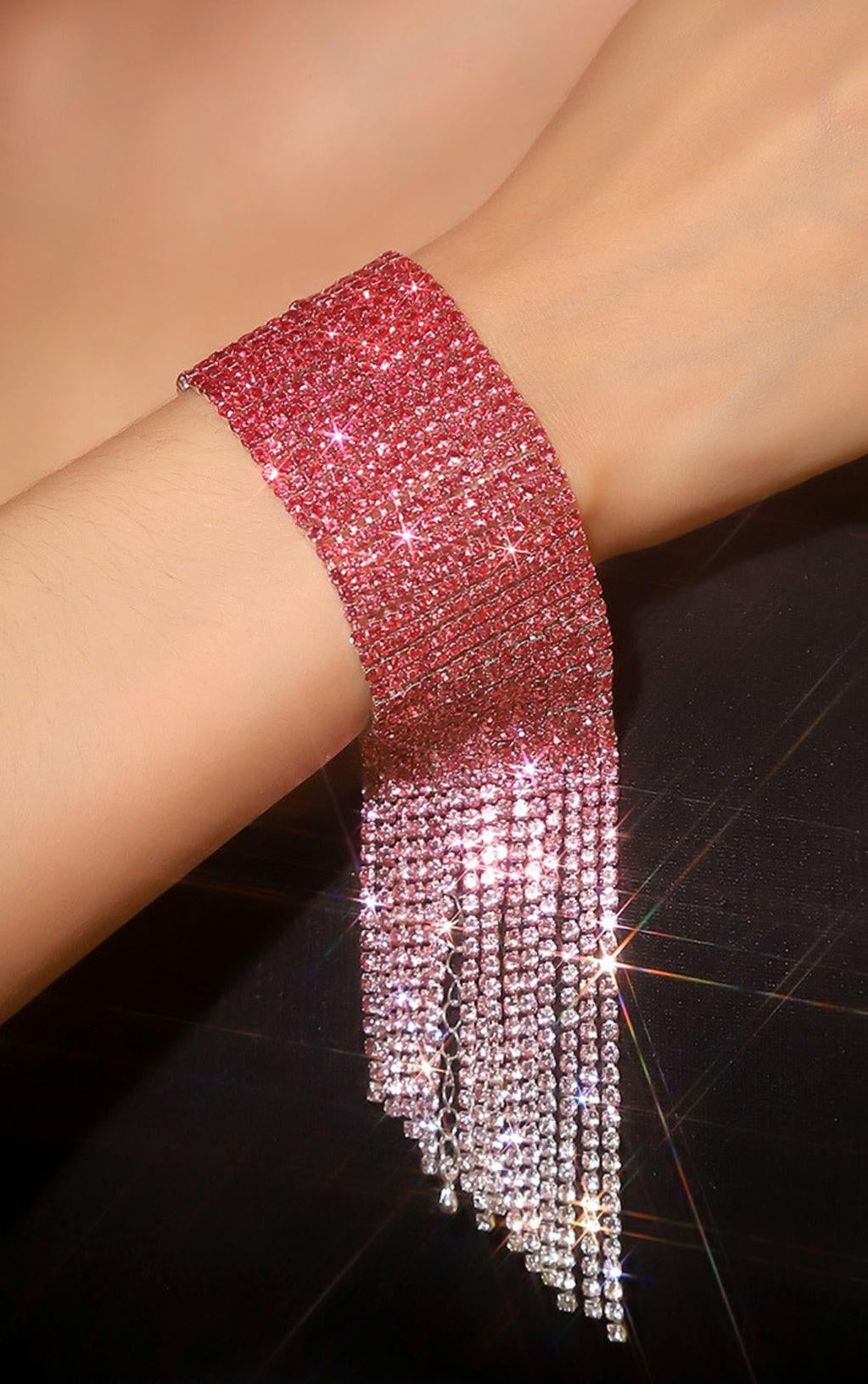 DANNA PINK RHINESTONE BRACELET