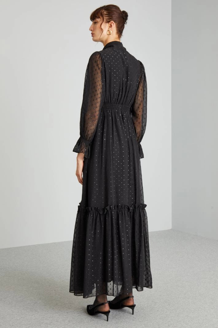 AIIZIE FOULARD-EMBELLISHED DRESS - product image