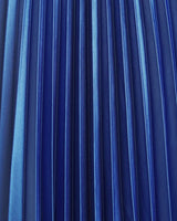 Giselle pleated Drop-Waist Maxi Dress in blue