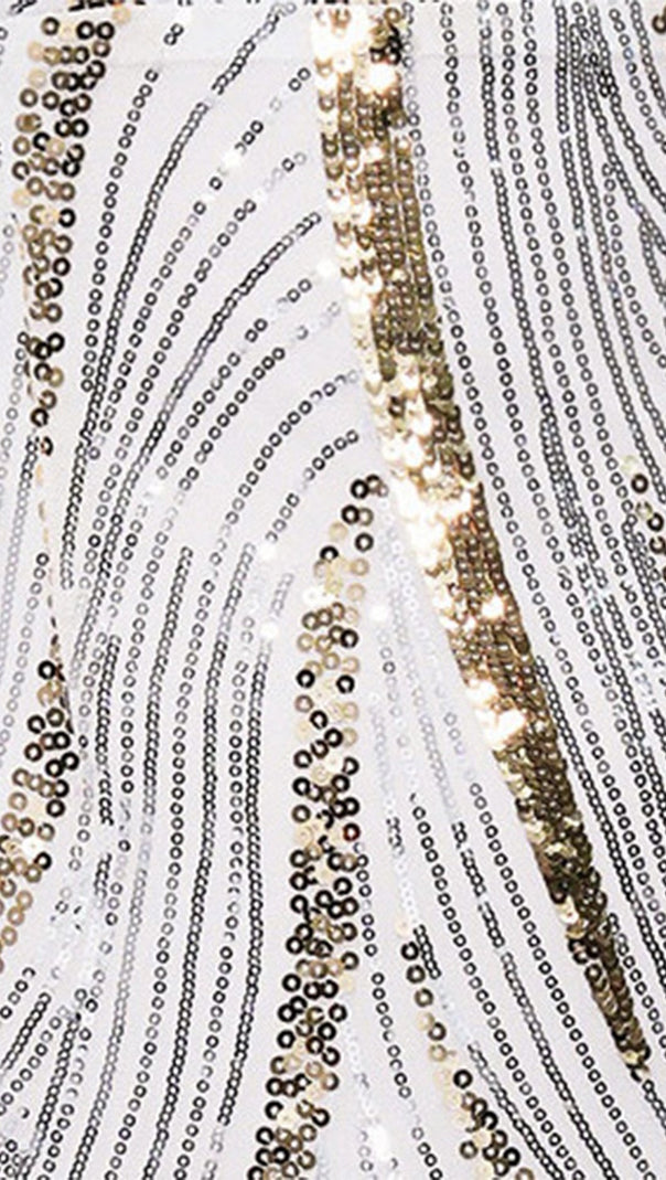 AIIZIE EVELINA SLEEVELESS SEQUINED MAXI DRESS - product image