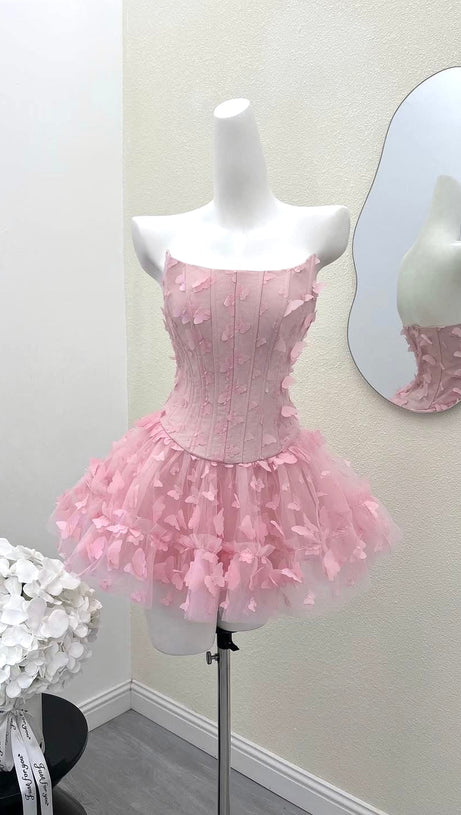 ADARA BUTTERFLY CORSET MINI DRESS
