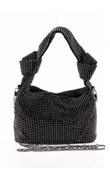 CRYSTAL HANDBAG - BLACK