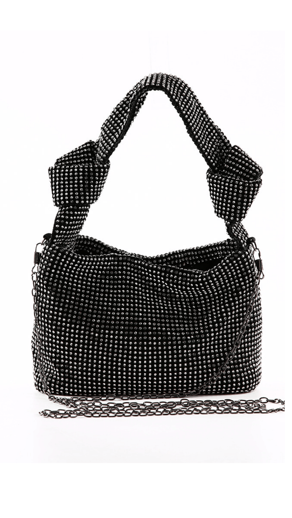 AIIZIE CRYSTAL HANDBAG - SLIVER - product image