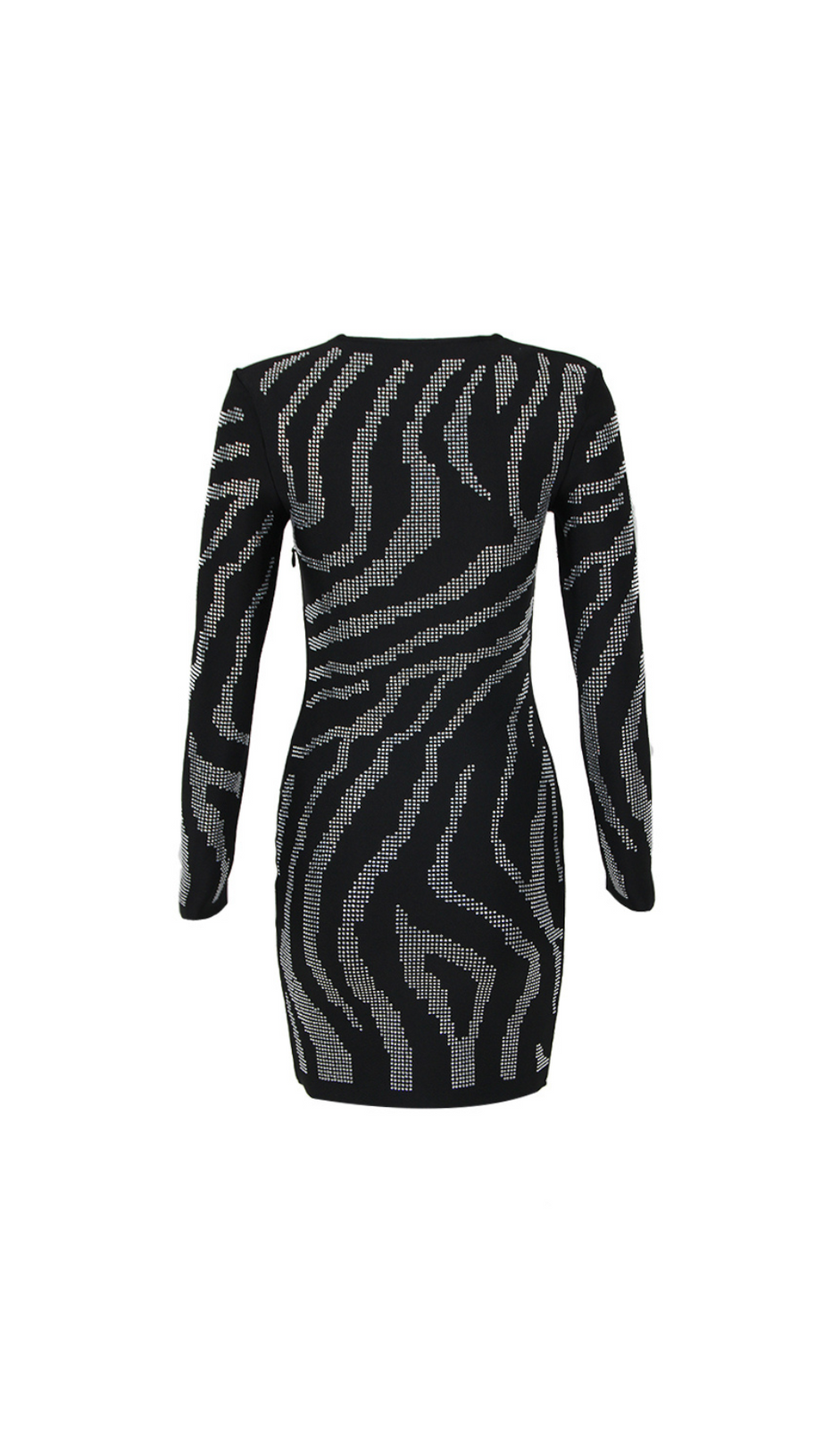 KNIT CRYSTAL MINI DRESS