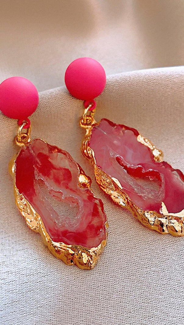 AIIZIE DOROTHY PINK EARRINGS - product image