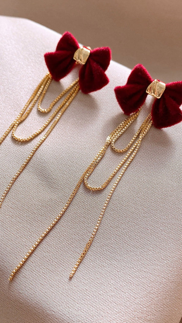 AIIZIE DEE BOW EARRINGS - product image