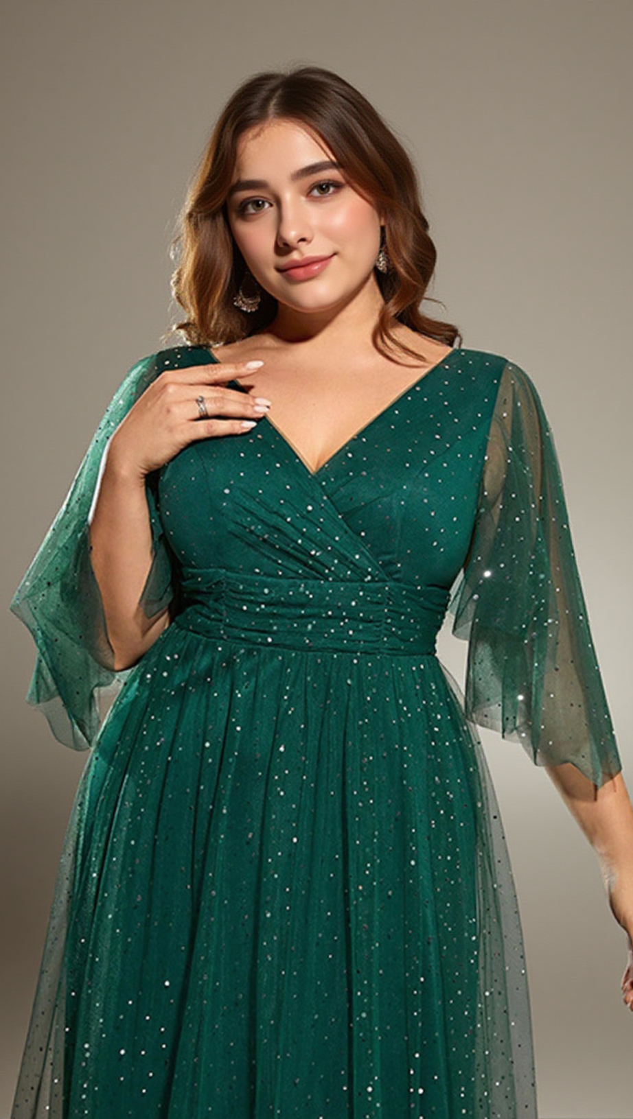 ESTELLE MESH MAXI DRESS