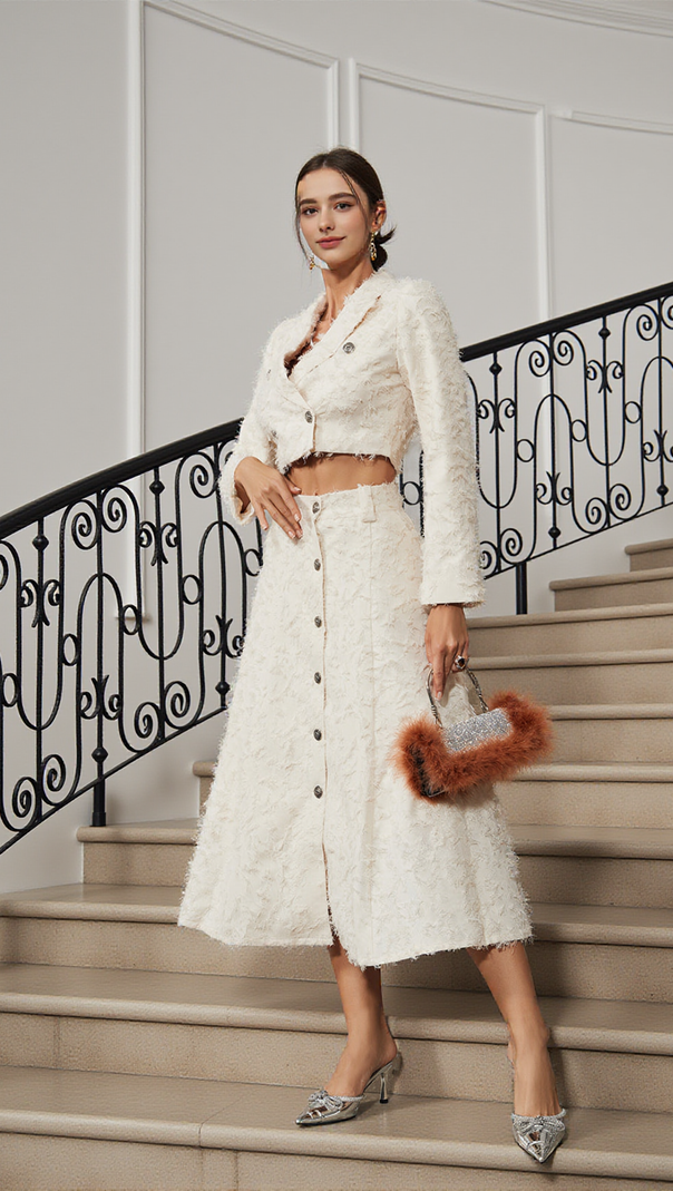 AIIZIE FRINGE SKIRT SET - product image