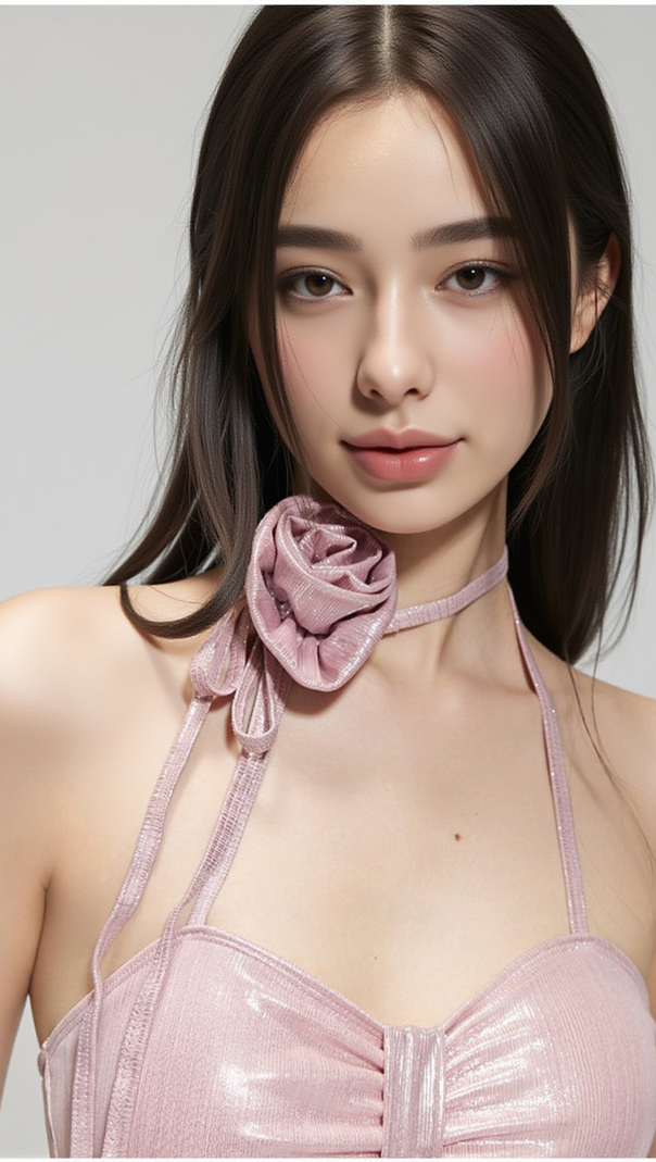 AIIZIE DEVEN PINK FLOWER DRESS SWIMSUIT - product image