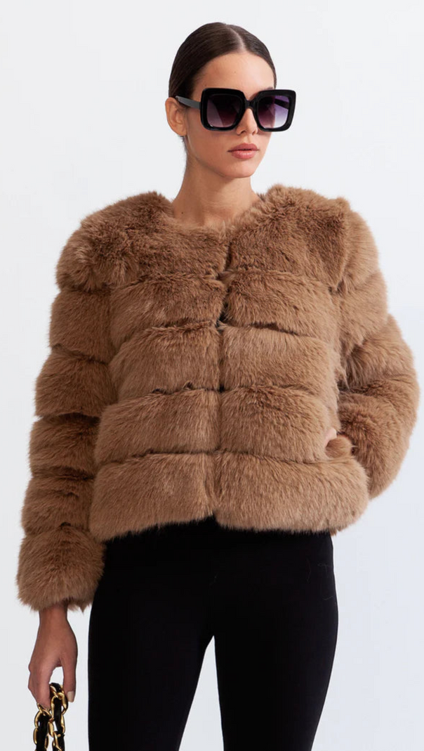 AIIZIE FAUX FUR JACKET - product image