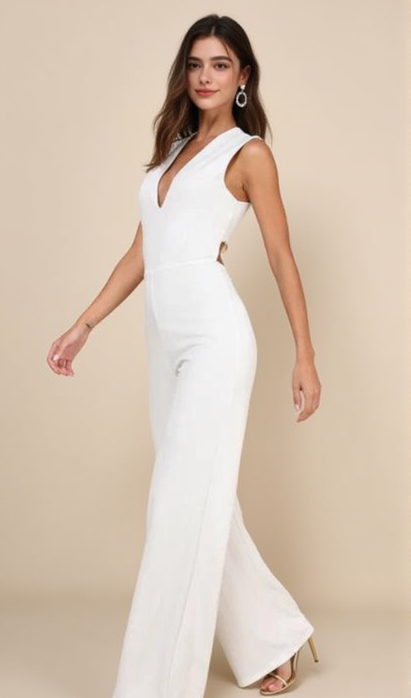 TUTA BIANCA SCOLLO SCHIENA PENSIERI AD ALTA VOCE